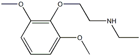 [2-(2,6-dimethoxyphenoxy)ethyl](ethyl)amine Struktur