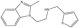 [2-(2-methyl-1H-1,3-benzodiazol-1-yl)ethyl](thiophen-2-ylmethyl)amine Struktur