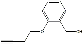 [2-(but-3-yn-1-yloxy)phenyl]methanol Struktur