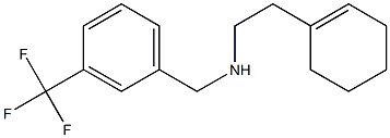 [2-(cyclohex-1-en-1-yl)ethyl]({[3-(trifluoromethyl)phenyl]methyl})amine Struktur