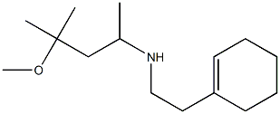 [2-(cyclohex-1-en-1-yl)ethyl](4-methoxy-4-methylpentan-2-yl)amine Struktur