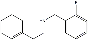 [2-(cyclohex-1-en-1-yl)ethyl][(2-fluorophenyl)methyl]amine Struktur