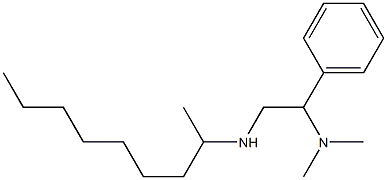 [2-(dimethylamino)-2-phenylethyl](nonan-2-yl)amine Struktur