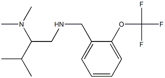 [2-(dimethylamino)-3-methylbutyl]({[2-(trifluoromethoxy)phenyl]methyl})amine Struktur