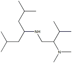 [2-(dimethylamino)-3-methylbutyl](2,6-dimethylheptan-4-yl)amine Struktur