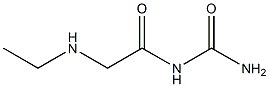 [2-(ethylamino)acetyl]urea Struktur