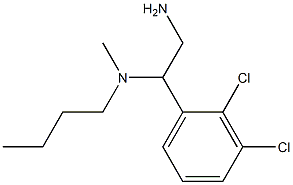 [2-amino-1-(2,3-dichlorophenyl)ethyl](butyl)methylamine Struktur