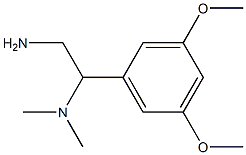 [2-amino-1-(3,5-dimethoxyphenyl)ethyl]dimethylamine Struktur