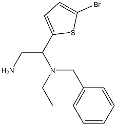 [2-amino-1-(5-bromothiophen-2-yl)ethyl](benzyl)ethylamine Struktur