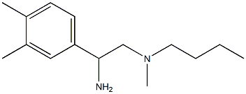 [2-amino-2-(3,4-dimethylphenyl)ethyl](butyl)methylamine Struktur