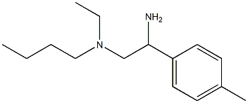 [2-amino-2-(4-methylphenyl)ethyl](butyl)ethylamine Struktur