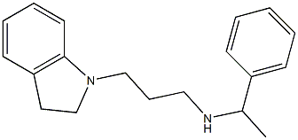 [3-(2,3-dihydro-1H-indol-1-yl)propyl](1-phenylethyl)amine Struktur