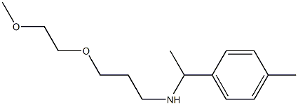 [3-(2-methoxyethoxy)propyl][1-(4-methylphenyl)ethyl]amine Struktur