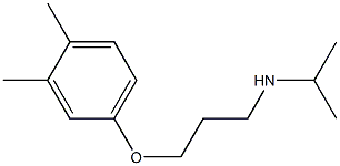 [3-(3,4-dimethylphenoxy)propyl](propan-2-yl)amine Struktur