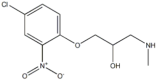 [3-(4-chloro-2-nitrophenoxy)-2-hydroxypropyl](methyl)amine Struktur