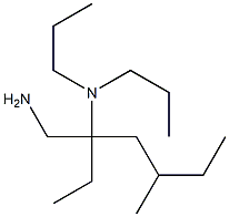 [3-(aminomethyl)-5-methylheptan-3-yl]dipropylamine Struktur