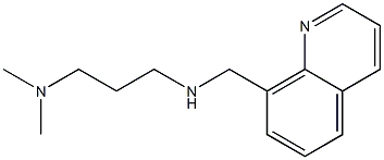 [3-(dimethylamino)propyl](quinolin-8-ylmethyl)amine Struktur