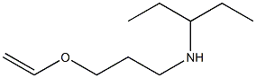 [3-(ethenyloxy)propyl](pentan-3-yl)amine Struktur