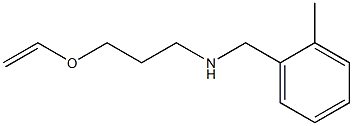 [3-(ethenyloxy)propyl][(2-methylphenyl)methyl]amine Struktur