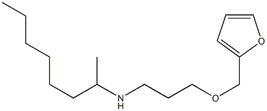 [3-(furan-2-ylmethoxy)propyl](octan-2-yl)amine Struktur