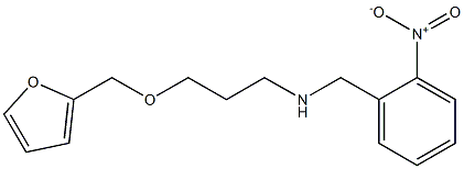 [3-(furan-2-ylmethoxy)propyl][(2-nitrophenyl)methyl]amine Struktur