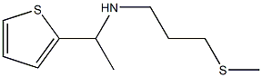 [3-(methylsulfanyl)propyl][1-(thiophen-2-yl)ethyl]amine Struktur