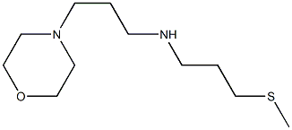 [3-(methylsulfanyl)propyl][3-(morpholin-4-yl)propyl]amine Struktur