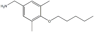 [3,5-dimethyl-4-(pentyloxy)phenyl]methanamine Struktur