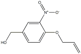 [3-nitro-4-(prop-2-en-1-yloxy)phenyl]methanol Struktur