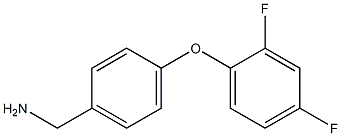 [4-(2,4-difluorophenoxy)phenyl]methanamine Struktur