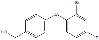 [4-(2-bromo-4-fluorophenoxy)phenyl]methanol Struktur