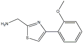 [4-(2-methoxyphenyl)-1,3-thiazol-2-yl]methanamine Struktur