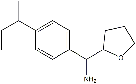 [4-(butan-2-yl)phenyl](oxolan-2-yl)methanamine Struktur