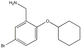 [5-bromo-2-(cyclohexyloxy)phenyl]methanamine Struktur