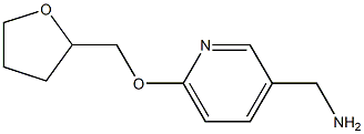 [6-(oxolan-2-ylmethoxy)pyridin-3-yl]methanamine Struktur