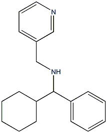 [cyclohexyl(phenyl)methyl](pyridin-3-ylmethyl)amine Struktur