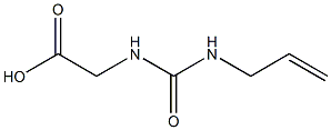 {[(allylamino)carbonyl]amino}acetic acid Struktur