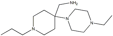 {[4-(4-ethylpiperazin-1-yl)-1-propylpiperidin-4-yl]methyl}amine Struktur