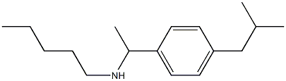 {1-[4-(2-methylpropyl)phenyl]ethyl}(pentyl)amine Struktur