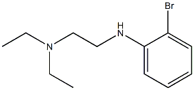 {2-[(2-bromophenyl)amino]ethyl}diethylamine Struktur