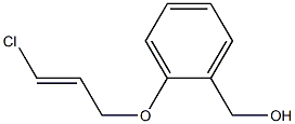 {2-[(3-chloroprop-2-en-1-yl)oxy]phenyl}methanol Struktur