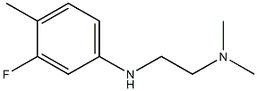 {2-[(3-fluoro-4-methylphenyl)amino]ethyl}dimethylamine Struktur