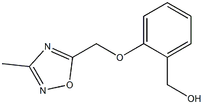 {2-[(3-methyl-1,2,4-oxadiazol-5-yl)methoxy]phenyl}methanol Struktur