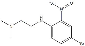 {2-[(4-bromo-2-nitrophenyl)amino]ethyl}dimethylamine Struktur