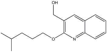 {2-[(4-methylpentyl)oxy]quinolin-3-yl}methanol Struktur