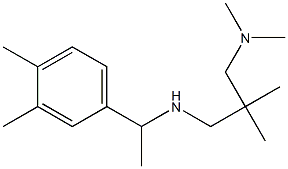 {2-[(dimethylamino)methyl]-2-methylpropyl}[1-(3,4-dimethylphenyl)ethyl]amine Struktur