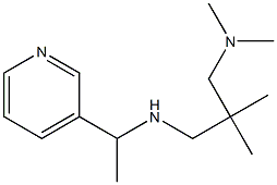 {2-[(dimethylamino)methyl]-2-methylpropyl}[1-(pyridin-3-yl)ethyl]amine Struktur