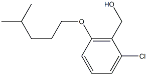 {2-chloro-6-[(4-methylpentyl)oxy]phenyl}methanol Struktur