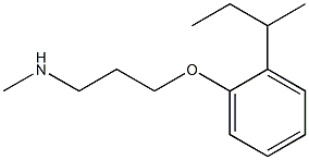 {3-[2-(butan-2-yl)phenoxy]propyl}(methyl)amine Struktur