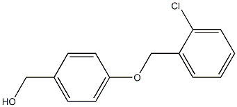 {4-[(2-chlorophenyl)methoxy]phenyl}methanol Struktur